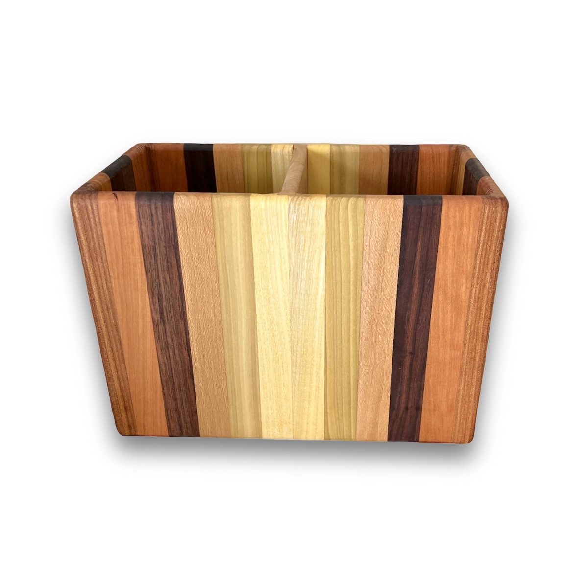 Wooden Utensil Holder made in Indiana, offered by the Vermont Bowl Company