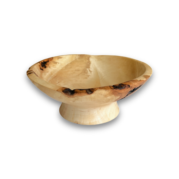 Sprungwood Maple Pedestal Dish (#131)