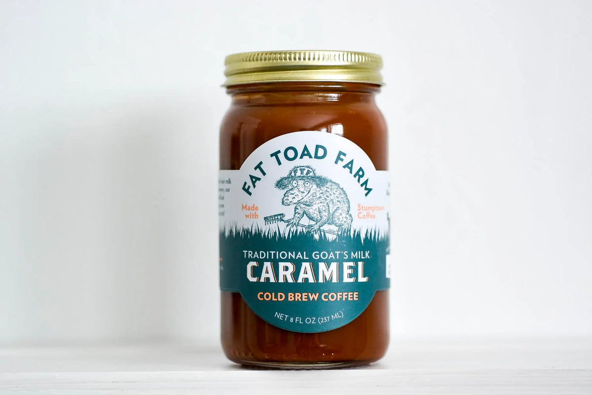 Caramel Sauces by Fat Toad Farm, offered by the Vermont Bowl Company