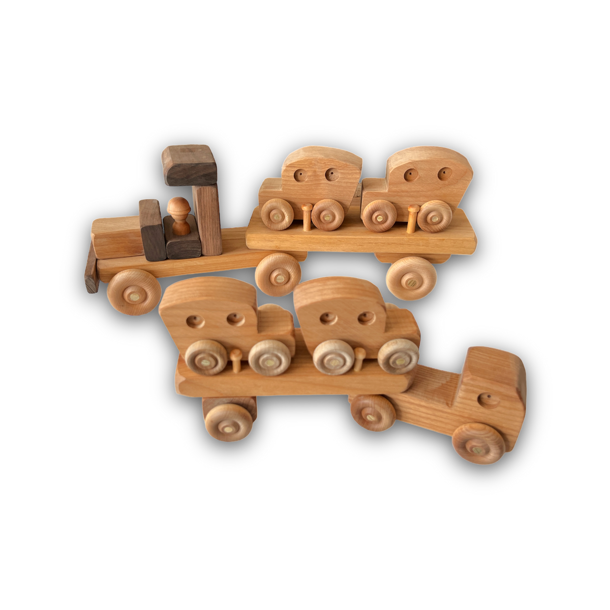 Wooden Toys made in Montana, offered by the Vermont Bowl Company