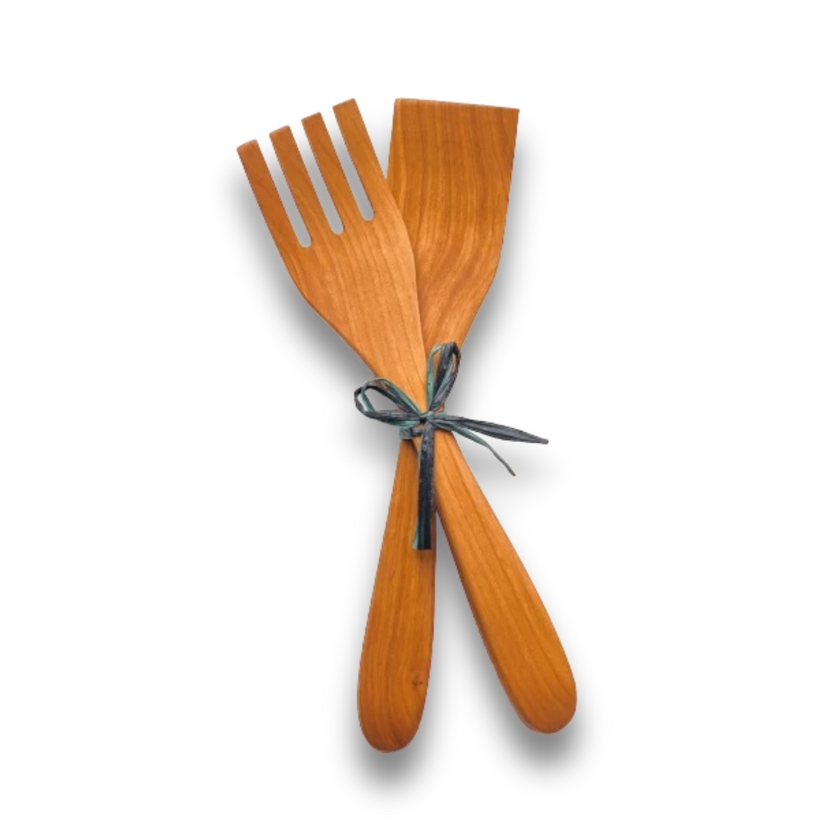 Wooden Salad Servers/Utensils Black Walnut, Cherry, Maple woods, Made