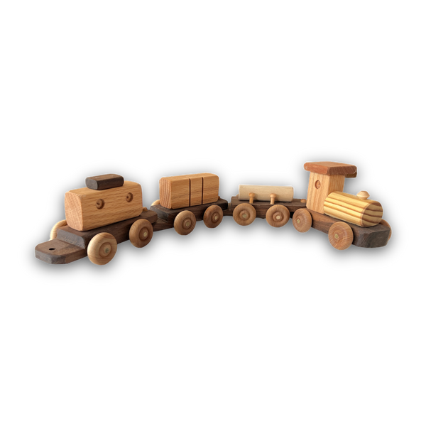 Wooden Train by D and ME