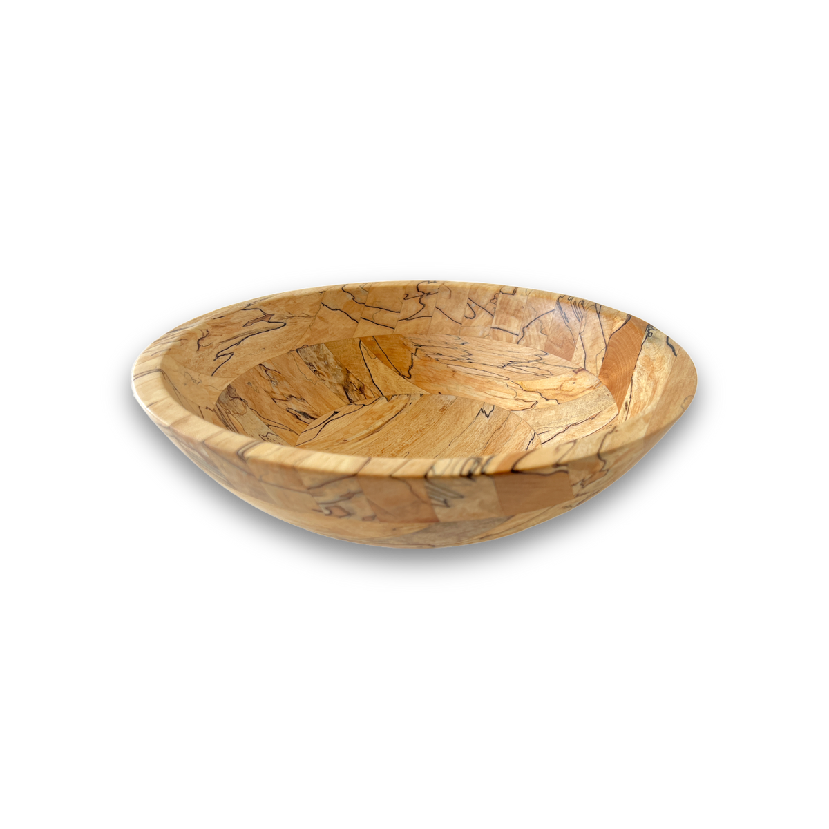 Spalted Maple Salad Tossers | Large