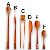 Cherrywood Tiny Utensils by MoonSpoon®
