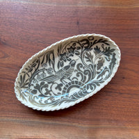 Small Oval Dish by Blue Plum Pottery