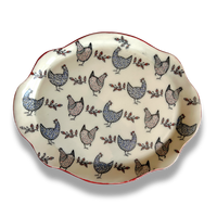 Chicken Platter by Aimee Pritcher Pottery
