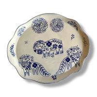 Forest Animals Platter by Aimee Pritcher Pottery