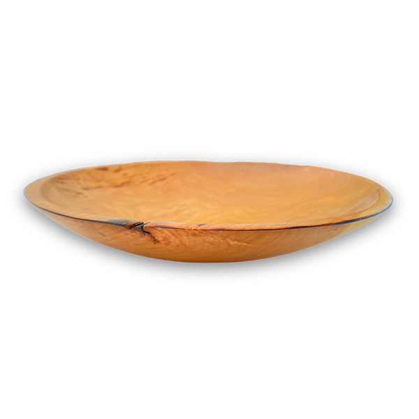 Sprungwood Bark Pocket Cherry Shallow Bowl (#108)