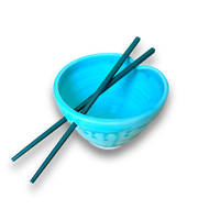 Ramen Bowls w/Chopsticks by Cedar Tree Pottery