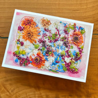 Blank Floral Greeting Cards by se Photography
