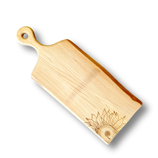 Engraved Autumn Live Edge Paddle Boards