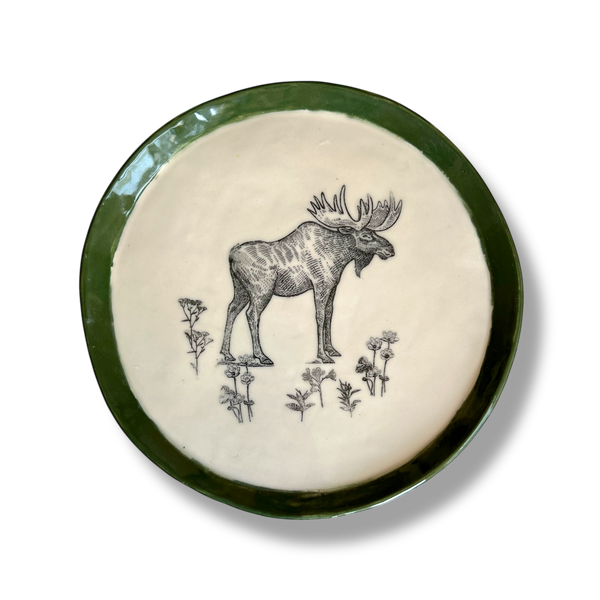 Moose Platter by Aimee Pritcher Pottery