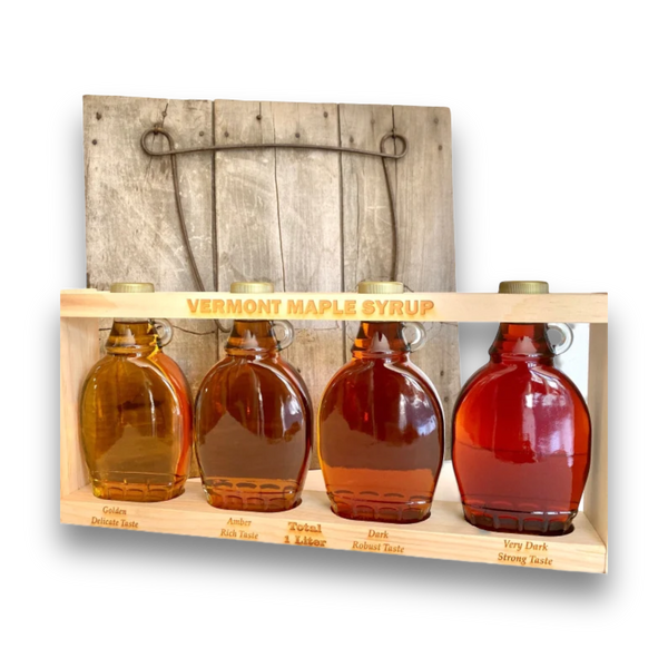 100% Pure Vermont Maple Syrup Gift Set Sampler