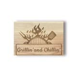 Engraved Grilling Steak Carving Board