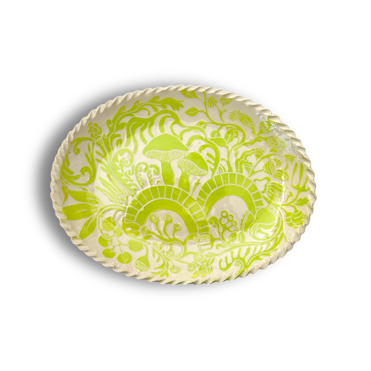 Oval Platter by Blue Plum Pottery