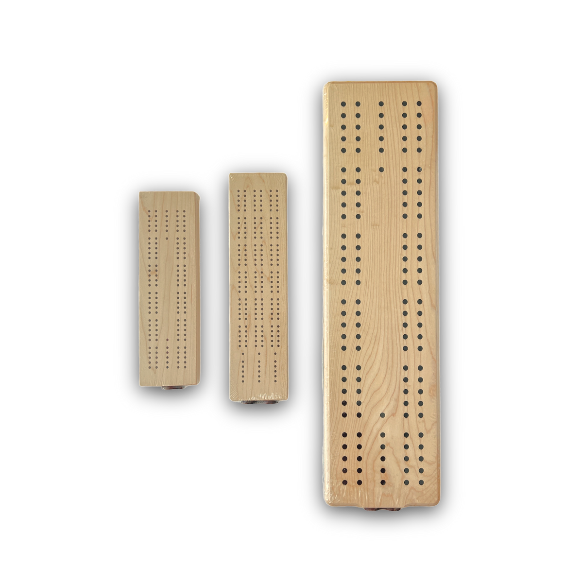 Wooden Cribbage Boards made in Vermont, offered by the Vermont Bowl Company