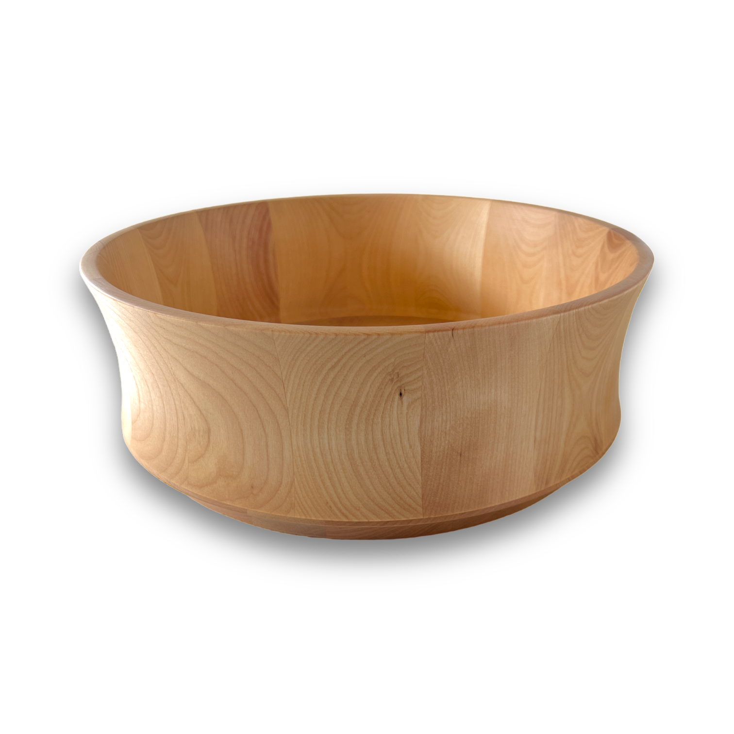 Bohemian Crock Mixing Bowl With Wire Wood Handle