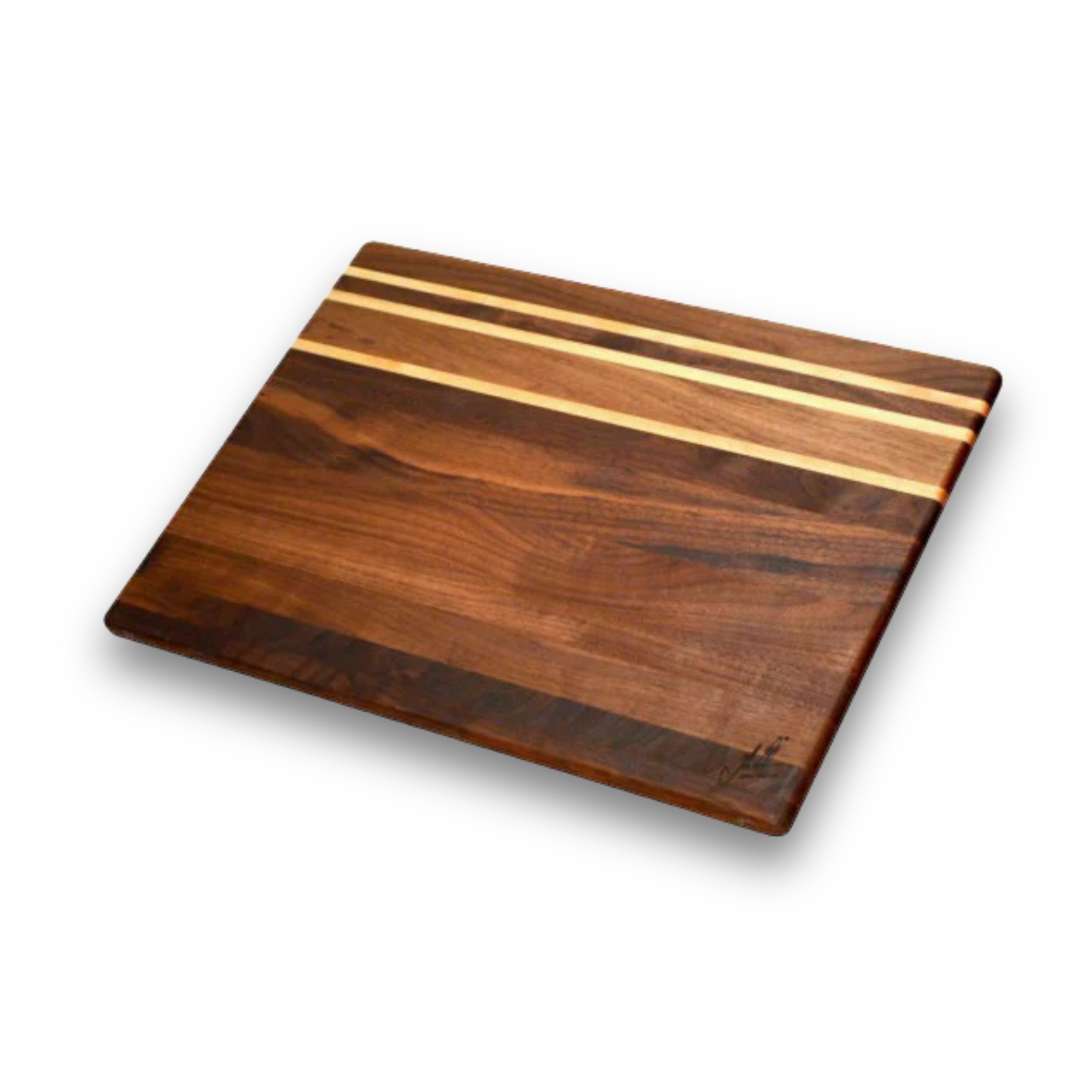 Small Cutting Boards in Walnut and Yellow Birch, Made USA, John McLeod