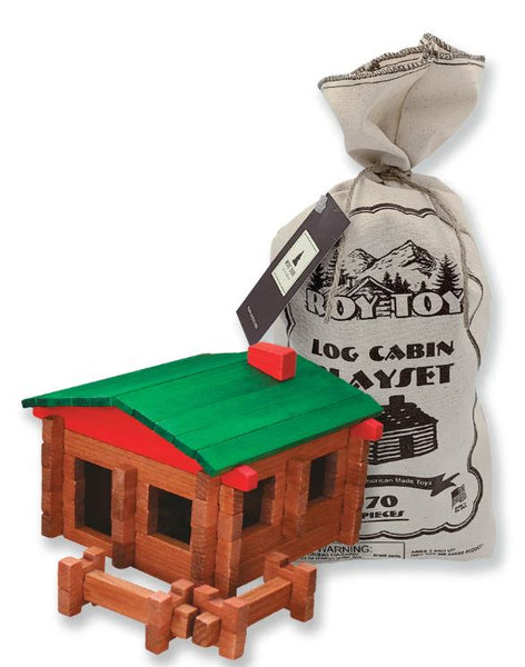 Wooden Cabin in a Bag by Roy Toy