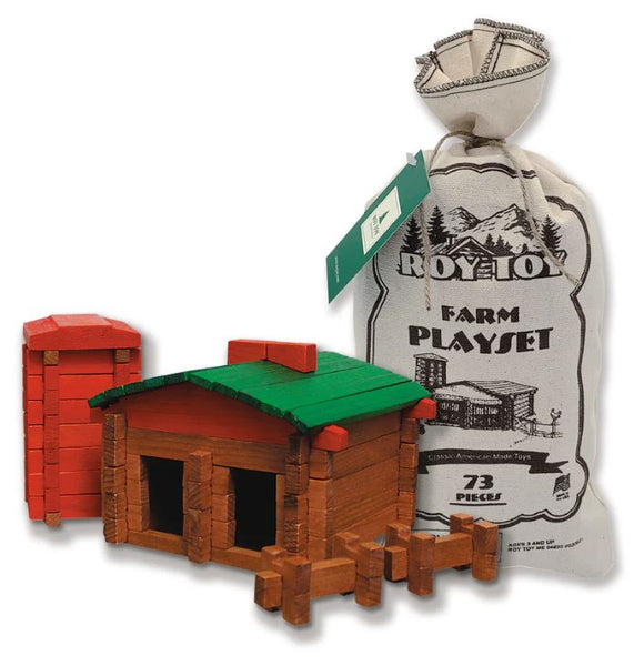 Wooden Farm in a Bag by Roy Toy