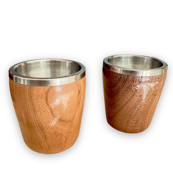 Wooden Shot Glasses by Dickinson Woodworking